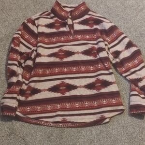 Maurices 2X Fleece Aztec Jacket